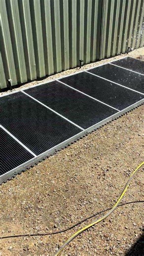 Water cooled solar panels (hot Australian sun ☀️)