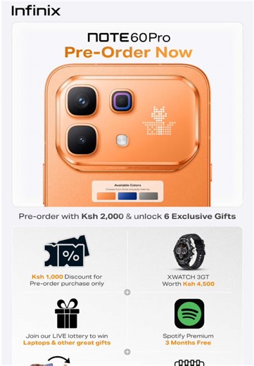Ni mbaya guys 😂😭 get the link to preorder the new infinix note 60 pro in my bio and stand a chance to win multiple prizes ☺️#Infinix#InfinixNOTE60Pro#NOTE60Series#PreorderNow#EdgeMoreEdgeProMorePro