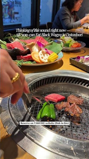 Unlimited Wagyu in Dotonbori Osaka Japan 🇯🇵