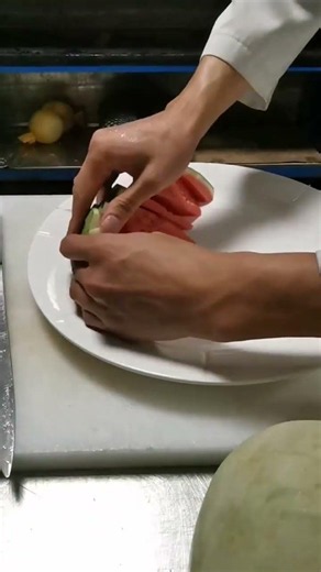 How to Cut Watermelon Like a Chef | Incredible Knife Skills and Easy Tricks