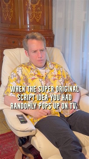 When the Super Original Script Idea You Had Pops Up on TV. #comedyreels #screenwriting #film #comedy