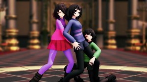 【MMD || Undertale】Koshitantan『Betty ♦ Frisk ♦ Chara』