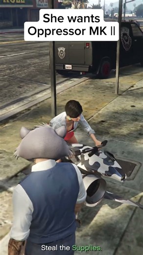 This woman wants a Oppressor MK II 🙄 #gta5 #gta5online
