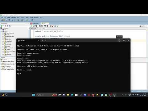 How to Create Database Link in Oracle