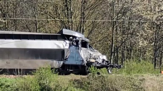 Train collides with truck in north France, train driver killed