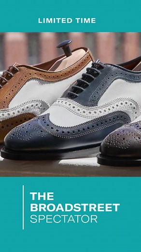 2K views · 77 reactions | Back for a limited time only, the Broadstreet Spectator. One of our most sought-after shoes returns in a limited-edition run of three colors. Learn a little bit more about the history of the shoes and ways you can wear them. https://www.allenedmonds.com/shoes/mens-shoes/dress-shoes/broadstreet-spectator-wingtip-oxford/SF5169.html? #AERealShoes #spectators #mensshoes #mensstyle #mensfashion | Allen Edmonds | Facebook