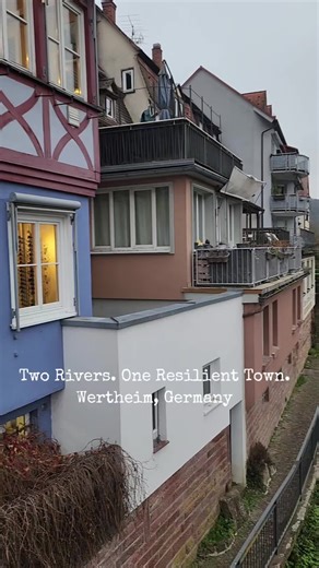 🌊🇩🇪 Greetings from beautiful Wertheim, Germany — a town that absolutely gets the power of water! And if you're from Evansville, you know we understand a thing or two about flooding thanks to our home along the Ohio River. 💧🏞️ But have you heard of Wertheim? This charming medieval town sits exactly where the Main River and the Tauber River meet — and that convergence has shaped its entire history. 🏰💙 Wertheim has some serious flood stories… including record water marks all over town showin