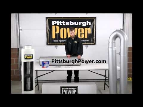 Pittsburgh Power Straight Flow Muffler Installation.