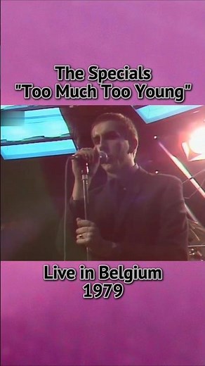 The Specials - "Too Much Too Young" live in Belgium (1979) #thespecials #terryhall #2toneska #ska