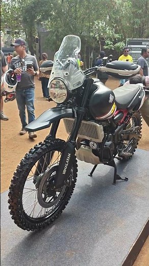 Custom built Royal enfield Himalayan 450 at MotoVerse #royalenfield #motoverse2025 #himalayan450