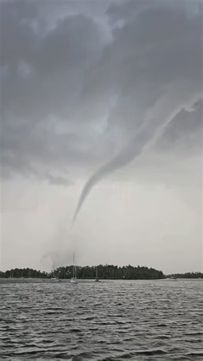8.5K views · 65 reactions | Waterspout turned tornado causes damage...