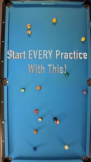 How to Start Your Practice Sessions (pool lessons) #poolshots #8ballpool #pool