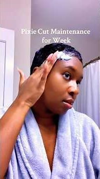 DIY-Pixie Cut maintained at home weekly. #pixiecut #diy #pixiecuttutorial
