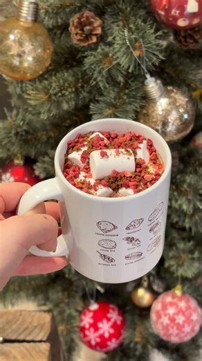 PANGRAM（パングラム）【天王寺/パン/カフェ】 on Instagram: "【12/1 〜販売スタート 冬季限定 ❄️】 \ カフェ限定メニュー / ホットマシュマロココア ふわふわのマシュマロが あったかいココアの上でゆっくり溶けていく、 “冬だけの小さなご褒美” ☕️✨ とろっと甘くて、ほっと落ち着く味わい。 まるで雪がふわりと落ちてくるみたいにかわいい一杯です❄️ 今回は パングラムオリジナルマグカップ でご提供♡ 手に持つだけで気分が上がる、あたたかい冬の時間をどうぞ。 寒い日にぜひ、ほっこりしに来てくださいね❄️ #大阪カフェ #天王寺カフェ #pangram"