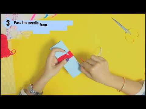 Making Bookmark Tassel Part 1 | Easy Embroidery Tutorial for Beginners