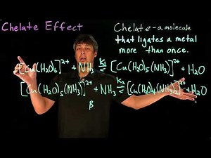 Video 3.1A - Chelate Effect, Part 1