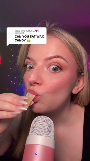 MORE WAX CANDY ASMR✨ #frozenwaxcandy #waxcandy #asmr #candy #tiktokshopblackfriday