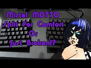 Mistel MD770 Split Keyboard Review. Quickie Hardware