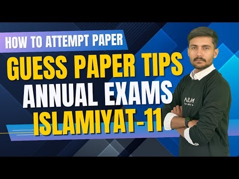 Islamiyat Compulsory 1st Year Guess Paper 2025 | FBISE Paper Attempt Tips & Time Management Tricks