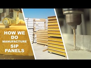 Production of SIP panels. VIRMAK kit home