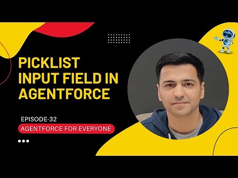 Episode 32: Add Picklist (Combobox) Input Field in Agentforce Using Custom Lightning Types