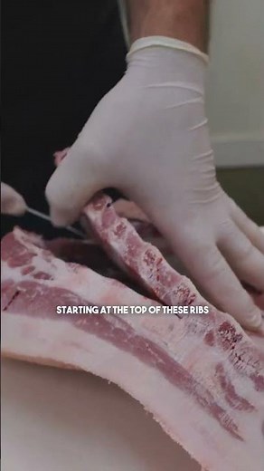 How To Cut Pork Belly For Bacon.🥓🥓 #shorts #pork #bacon #thebeardedbutchers