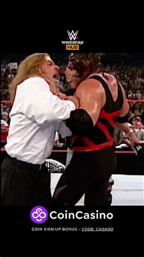 WWE Snap 🔥 on Instagram: "Here’s a full, dramatic continuation you can use as a caption or reel description 🔥⬇️ HELL BREAKS LOOSE. TWO ICONS. ONE MONSTER. Kane didn’t walk into the ring that night — he detonated. Pure rage. No mercy. No warning. The Big Red Machine was unleashed, and the ring instantly became a war zone. First to fall was Triple H. The Cerebral Assassin barely had time to react before Kane’s massive hand wrapped around his throat. One Chokeslam later, The Game was laid out, st