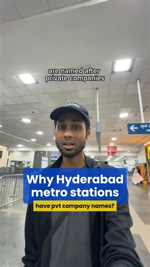 Mohammed Furqan on Instagram: "Why have metro stops had private company branding before their actual metro names? This was why. Though I made this clip 6 months ago, I think the naming convention for some metro spots have also changed or returned to original names."
