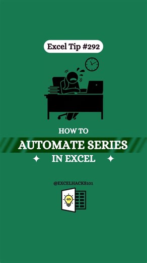 Excelhacks101 | Daily Excel Tips on Instagram: "This is How You Automate Serial Numbers With Ease in Excel😍 Like, Save, Share & Follow For More Tips ❤️ #excel #exceltips #productivity #data #tutorial"