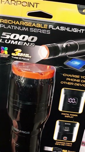 Farpoint Rechargeable Flashlight #shortsfeed #tools4life