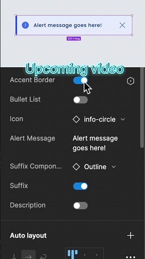 Sneak Peek: Creating Customizable Alert Components in Figma - Learn How! 💻 🪩