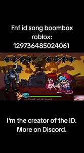 FNF ID Song Boombox Roblox