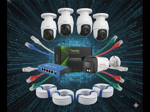 Tiandy NVR Complete Setup | PoE Switch, IP Camera & Mobile App Configuration |Connect CP Plus camera