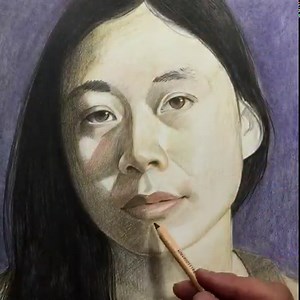 65K views · 1.6K reactions | Watch artist Justin Maas create a hyper-realistic portrait drawing using Lyra Rembrandt Polycolor Pencils. Learn how he blocks in, blends, and applies pencil layers in more detail on our website here > cur.lt/1moungf2d Artist: MaasArt Products used: Lyra Rembrandt Polycolor Oil-Based Colored Pencils, Strathmore Bristol Pad > cur.lt/lzonttzgr | Blick Art Materials | Facebook