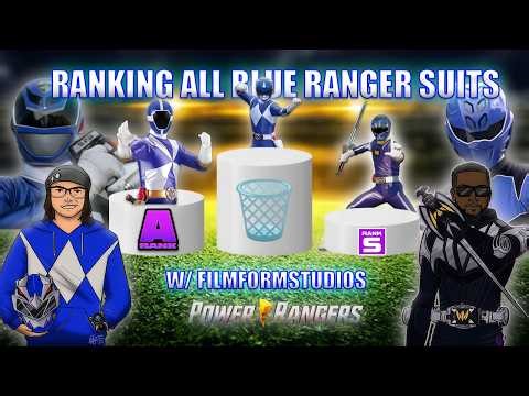 Ranking All Blue Ranger Suits W/ ‪@filmformstudios‬ | Power Ranger Tier List | All Power Rangers