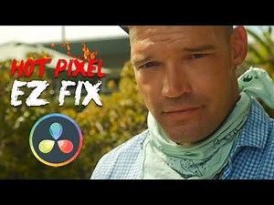 Easy Hot Pixel Fix in Davinci Resolve | Fixing Dead Pixels with Resolve