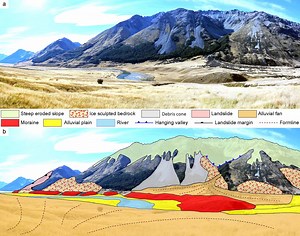 The new glacial geomorphological map from New Zealand