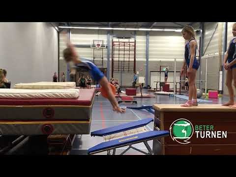 Flikflak leren, methodische oefeningen - Turnen vloer