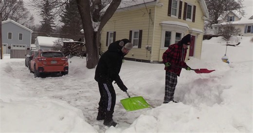 Season's biggest snow storm hits Maine