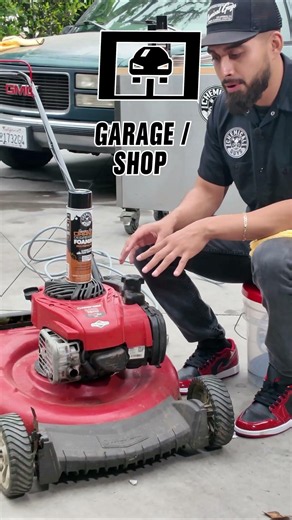 🍊HEAVY DUTY BUT EASY‼️ #chemicalguys #degreaser #diy #tools #engine #garage #exterior #dirty #viral
