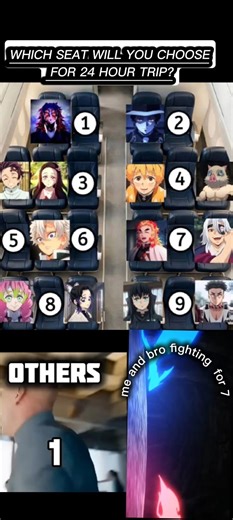 Which seat will you choose for 24 hrs trip? #youtubeshorts #editshorts