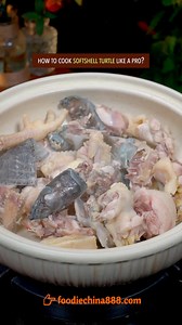 How to cook softshell turtle like a pro? #recipe #cooking #chinesefood #turtle | foodiechina888