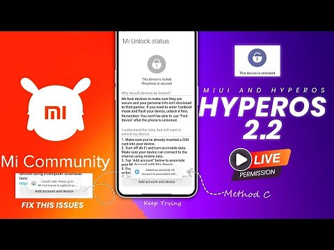 Live Mi Community Permission Grant for Unlocking Xiaomi Bootloader: New Rules and Method