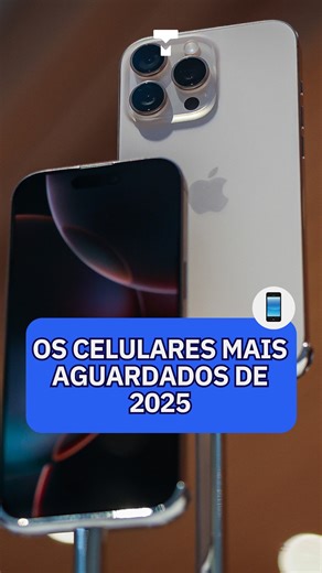 Os lançamentos de 2025 estão chegando para revolucionar o mercado de smartphones! Quer saber quais são os modelos mais esperados e o que eles trazem de novo? Vem conferir! Lembrando que as informações são baseadas nos rumores que já vimos pela internet 😉 #tech #celular #samsung #apple | TecMundo