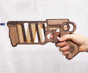 Remaking Mark Rober's NERF Gun in Wood