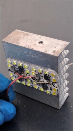 Piezo Lighter Experiment ⚡ | 9W LED Flash Test | High Voltage Shock #shorts