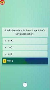 Java Beginner Quiz #Shorts