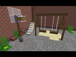 Comment faire une balancoire Minecraft