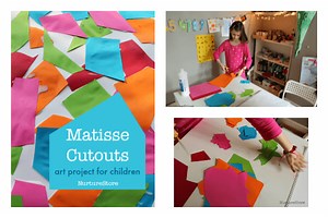 Henri Matisse The Snail Cutouts art project for children