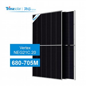 [Hot Item] Trina 700 Watt Solar Panels 680W 690W 700W 710W Hjt Topcon Mono PV Module Power System Energy Bifacial Solar Panels